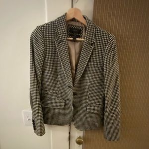 Houndstooth J Crew Blazer
